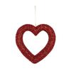 Romance Heart Shape Wreath Valentine's Day Heart Wreath Hangings Perfect For Weddings And Home Decorations