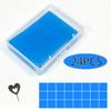 24PCS Diamond Painting Wax Clay Set with Heart Pin Sticky Pen Glue Clay for 5D DIY Diamond Art Rhinestone Craft Tools Portable Storage Box Accessories
