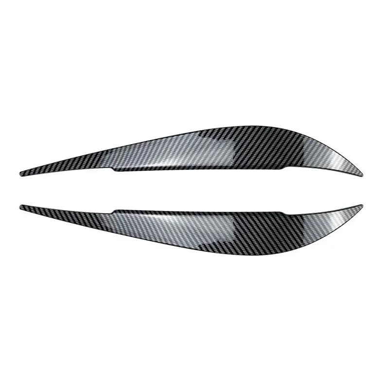 2Pcs Evil Headlight Eyebrows Eyelid For BMW 4 Series F32 F33 F36 M4 420d 420i 425d 430i 435i 440i 2013-2021 ABS Gloss