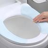 Toilet Seat Cushion Universal Adhesive Cushion For All Seasons, Waterproof Plush Cushion Ring,Bathroom Heater Toilet Seat Mat