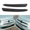 Mattschwarze ABS-Frontstoßstange Oberer Kühlergrill Zierleiste für Fiat 500 2016-24