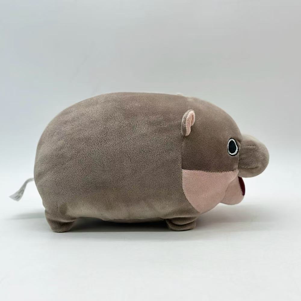 22cm Simulation Mouth Opening Pig Stuffed Plush Toy Figurine Cartoon Anime Cute Pillow Pillow Children's Birthday Gift Doll