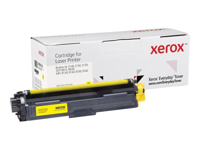 Toner Jaune - Xerox - Everyday - Grande Capacité - Compatible Brother TN-225Y/TN-245Y - 2200 Pages