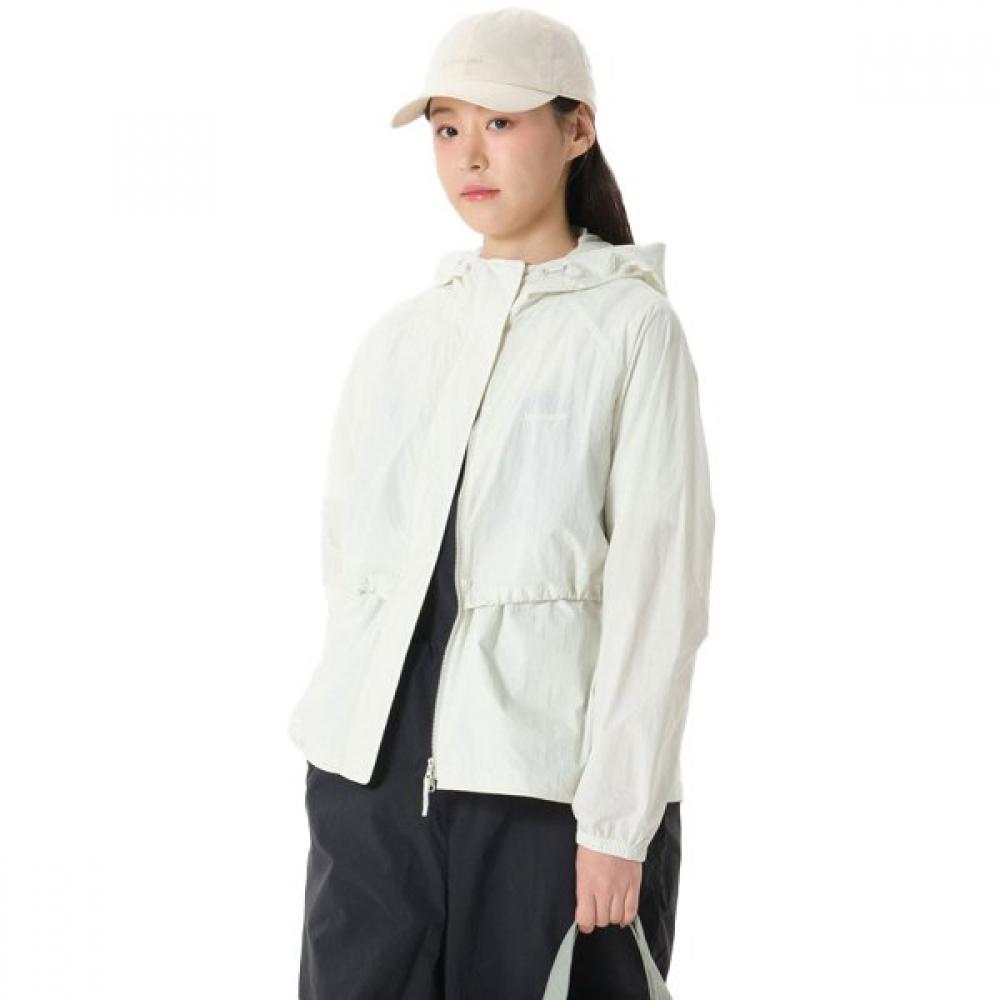 Snow Peak Light TaSlan Women S Windbreaker Lime Mint Large gS S26mwlwb53