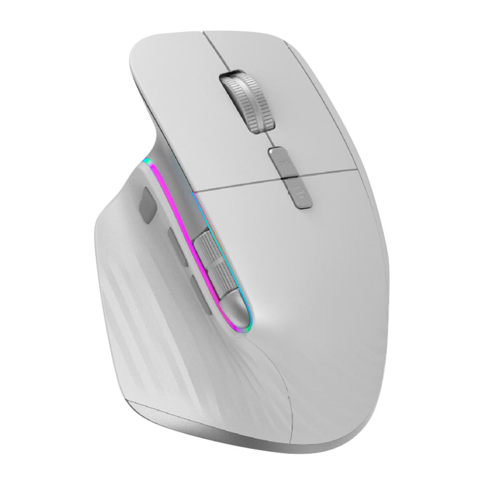 Gaming Mouse Rechargeable Bluetooth-Compatible 5.0+2.4G Optical Gamer Mice 12 Colors RGB 1000-4000DPI for Computer Gaming Office