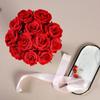 DIY Floral Arrangment Artificial Silk Flowers Fake Roses Bouquet for 1PC Wedding Home Party