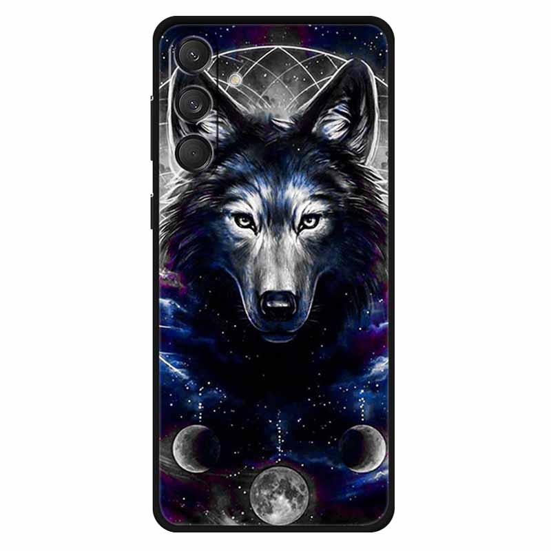 

For Samsung Galaxy S23 Plus Ultra FE Cases Silicone Soft TPU Owl Luxury Back Cover For Samsung S23 New TPU Protector Shell Wolf Galaxy S23