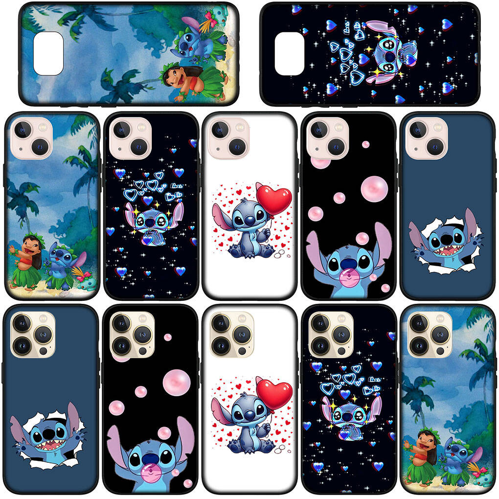 for iPhone 17 16 15 Xiaomi Poco F7 F8 X7 X6 C85 C75 M8 Redmi Note 14 13 12 11 Pro Max 14C 13C 15C A3 A4 Phone Case Cartoon Lilo Wallpaper Stitch Cover