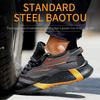 Men Safety Boots Steel Toe Anti Smash Anti Puncture Work Shoe Indestructible Breathable Couple Casual Shoes Lace Up Men Sneakers
