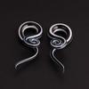 Earlobe Expanders: Glass Snail Design Body Piercing Jewelry