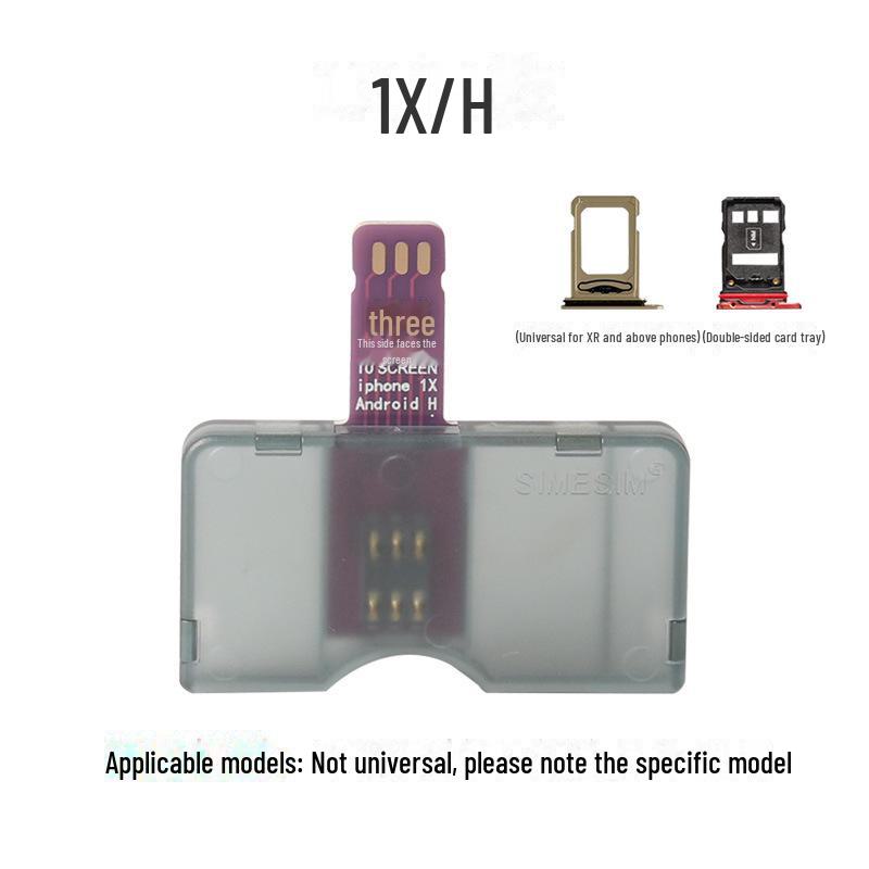 

Совместимо с моделью Apple 1314 с двумя картами: 78 внешних слотов расширения SIM-карт, перезагрузка не требуется. H large card reader