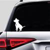 Funny Cute Pit Bull Dog Car Body Window Sticker Water-resistant Vinyl Decal Automobiles Styling Decoration Sticker Accessories