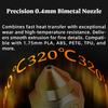 1-10PCS For Elegoo Centauri Carbon/CC2 Bimetallic Nozzle Ceramic Hotend For Centauri Carbon 3D Printer Upgrade Parts