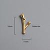 French Bamboo Joint Gold Letter Pendant Necklace - Retro Clavicle Chain Style for Women