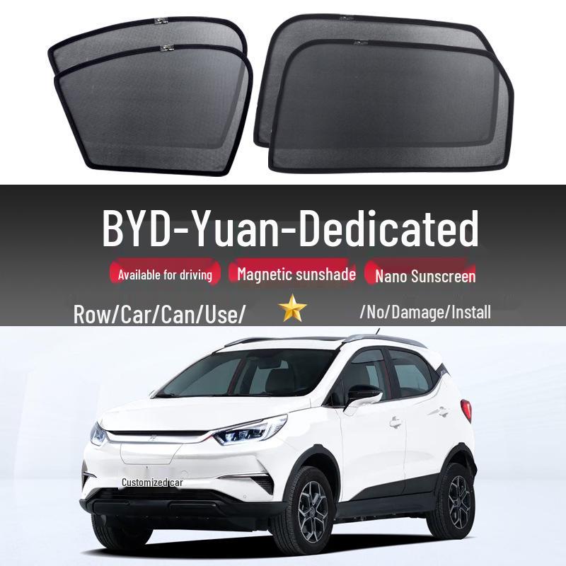 BYD Yuan Magnetic Sunshade Mesh - Car Privacy Blackout & Heat Insulation Windshield Shade