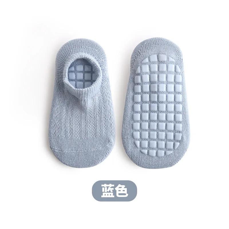 Summer Baby Socks Boys Girls Candy Solid Color Ankle Short Socks Toddler Thin Soft Breathable Indoor Non-slip Floor Sock