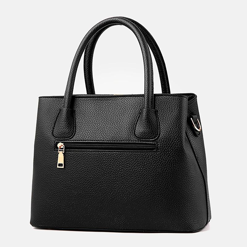 New European and American foreign trade women's bag embroidery lychee pattern fashion handbag shoulder bag oblique span bag