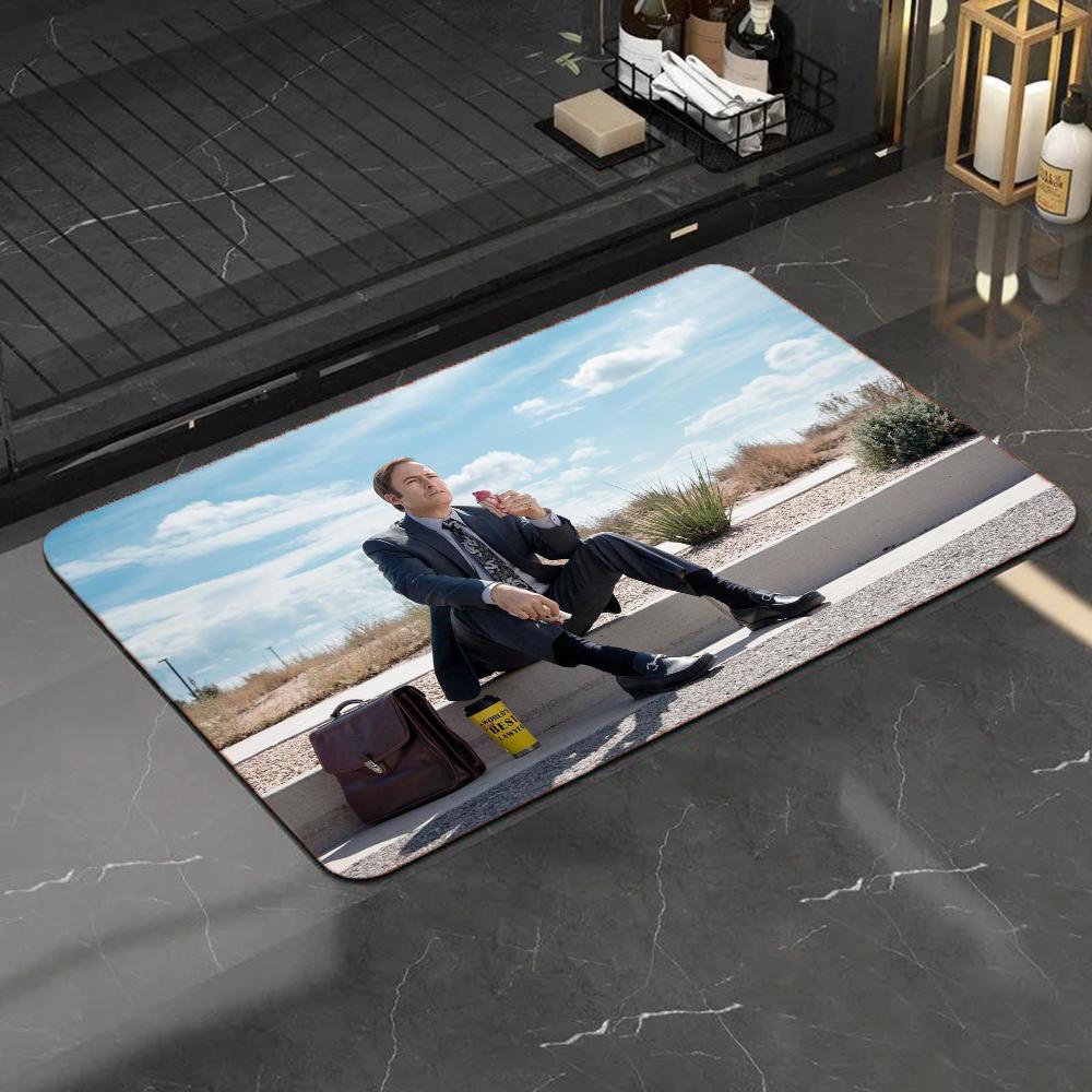 1pc Better Call Saul Bathroom Absorbent Mats Anti-Slip Mats Home Decor Supplies Carpets Home Kitchen Floor Mats