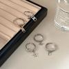 Korea S925 Sterling Silver Women's Vintage Open Band Ring - Simple, Light Luxury, Heavy Industry Design