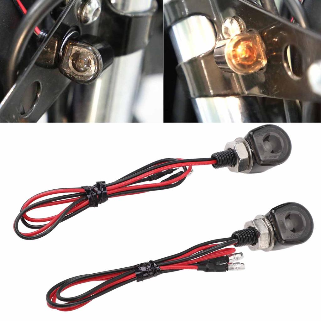 Handlebar LED Turn Signal Light  12V Retro   Wat proof Increased Visibility for Motorcycle ATV
