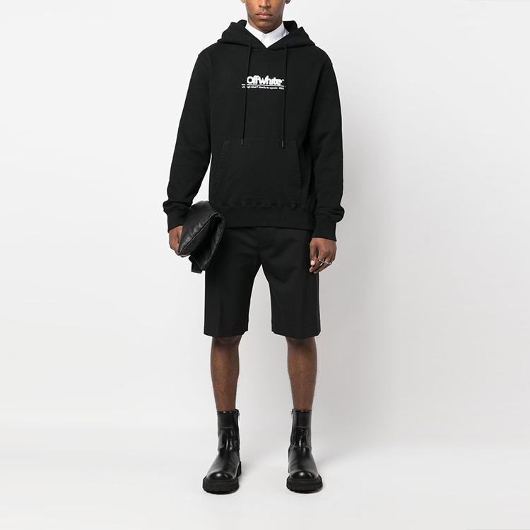 OFF WHITE Chunky Logo Hoodie OMBB097S23FLE0051001