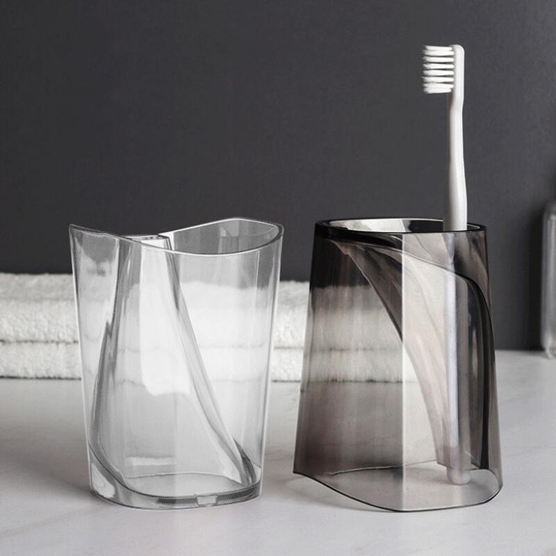 Upside-down Bathroom Toothbrush Holder and Holder Set