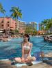 Source South Korea High Waist Split Swimsuit Female Sexy Simple Bikini Solid Color Belly Cover Skinny Swimsuit