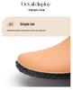 Women's Korean Style Non-slip Cotton Rain Boots - Short, Waterproof, Low-top, Fashionable with Thick Sole