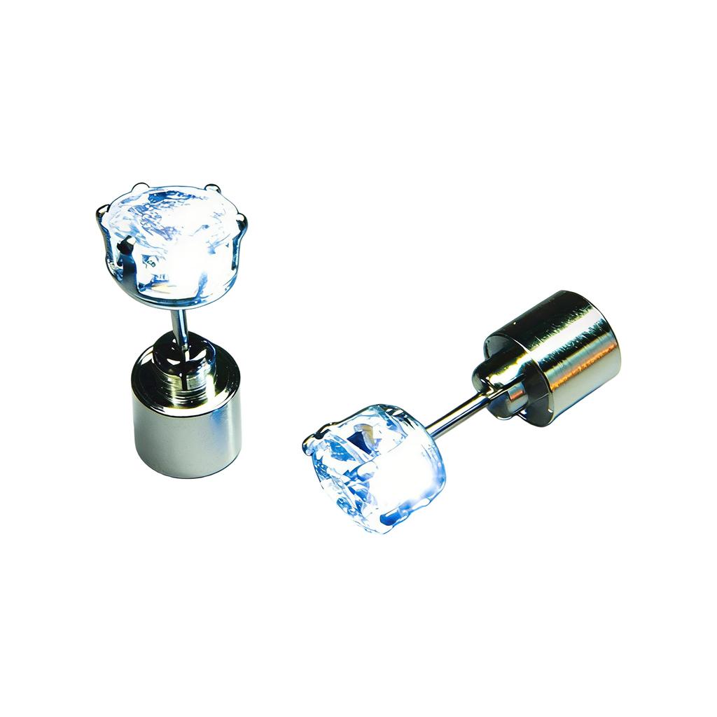 LED Leuchtende Ohrstecker 2 Stück Wiederaufladbare Blinkende Stecker für Konzerte Bars Partys Partner Accessoires mit Traditionellen Stilelementen