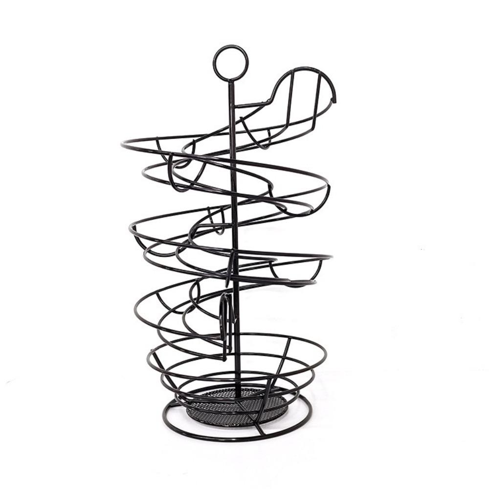 Stable Base Egg Storage Rack Save Space Metal Egg Dispenser Spiral Egg Holder  Countertop