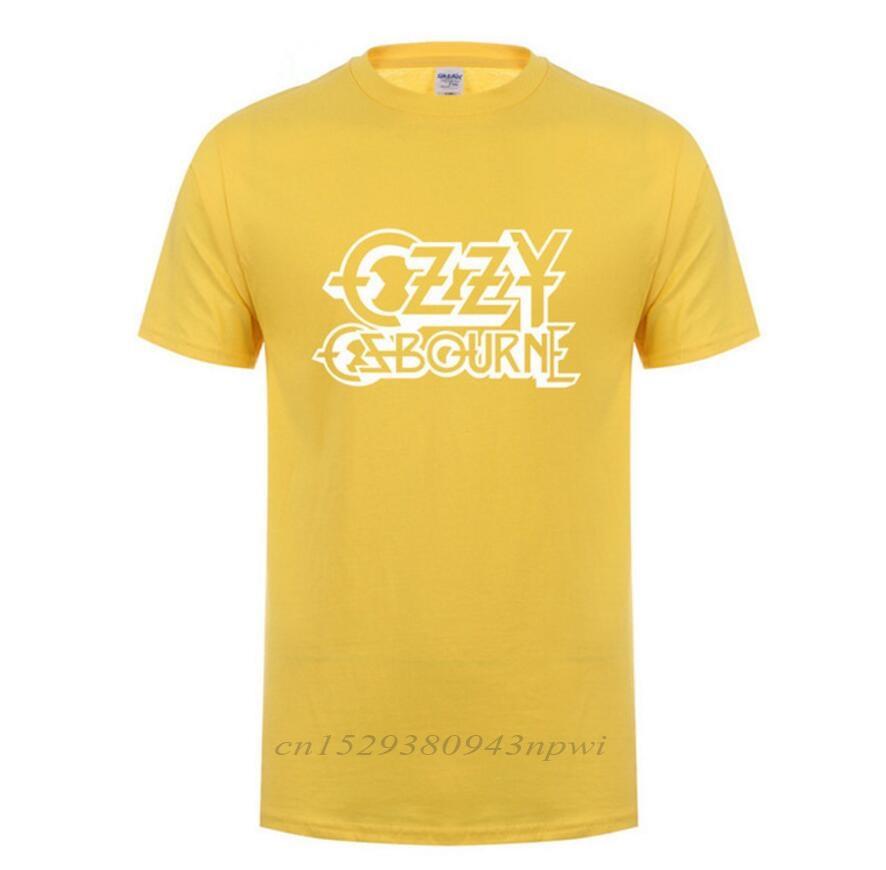 2024 Summer Ozzy Osbourne T Shirts Printed Men Brand Hip Hop Short Sleeve Tshirt Custom Printed Punk Rock Custom Tshirt