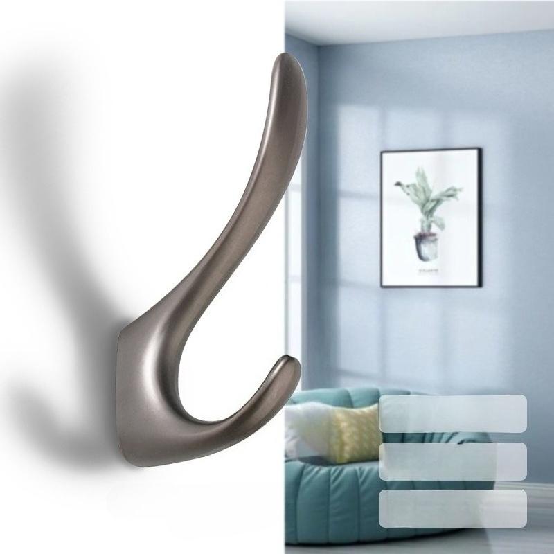 1Pc Coat Hook Coat Hook Light Luxury High-end Wall Hanging Wall Entrance Minimalist Door Single Wardrobe Shoe Cabinet Grille Hook