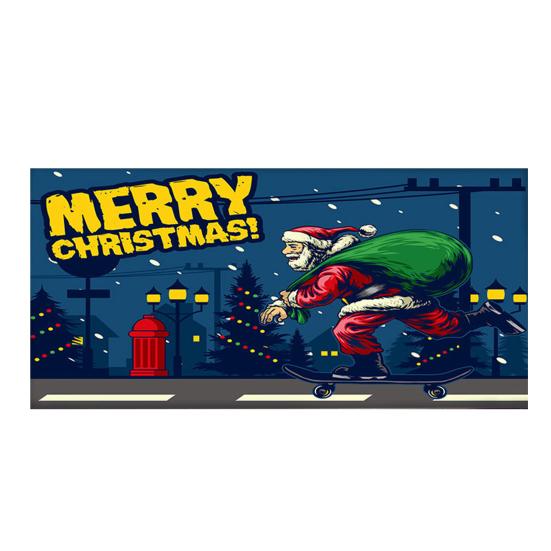 Christmas Garage Door Cover Large Christmas Banner Backdrop Decoration for Indoor Outdoor Garage Door Gate Party Wall Decor