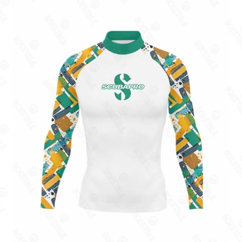 Ανδρικό Ελαφρύ Αντιηλιακό Μαγιό Rash Guard Γρήγορου Στεγνώματος Προστασία UV για Surfing, Κατάδυση, Παραλία, Θαλάσσια Σπορ Καλοκαίρι