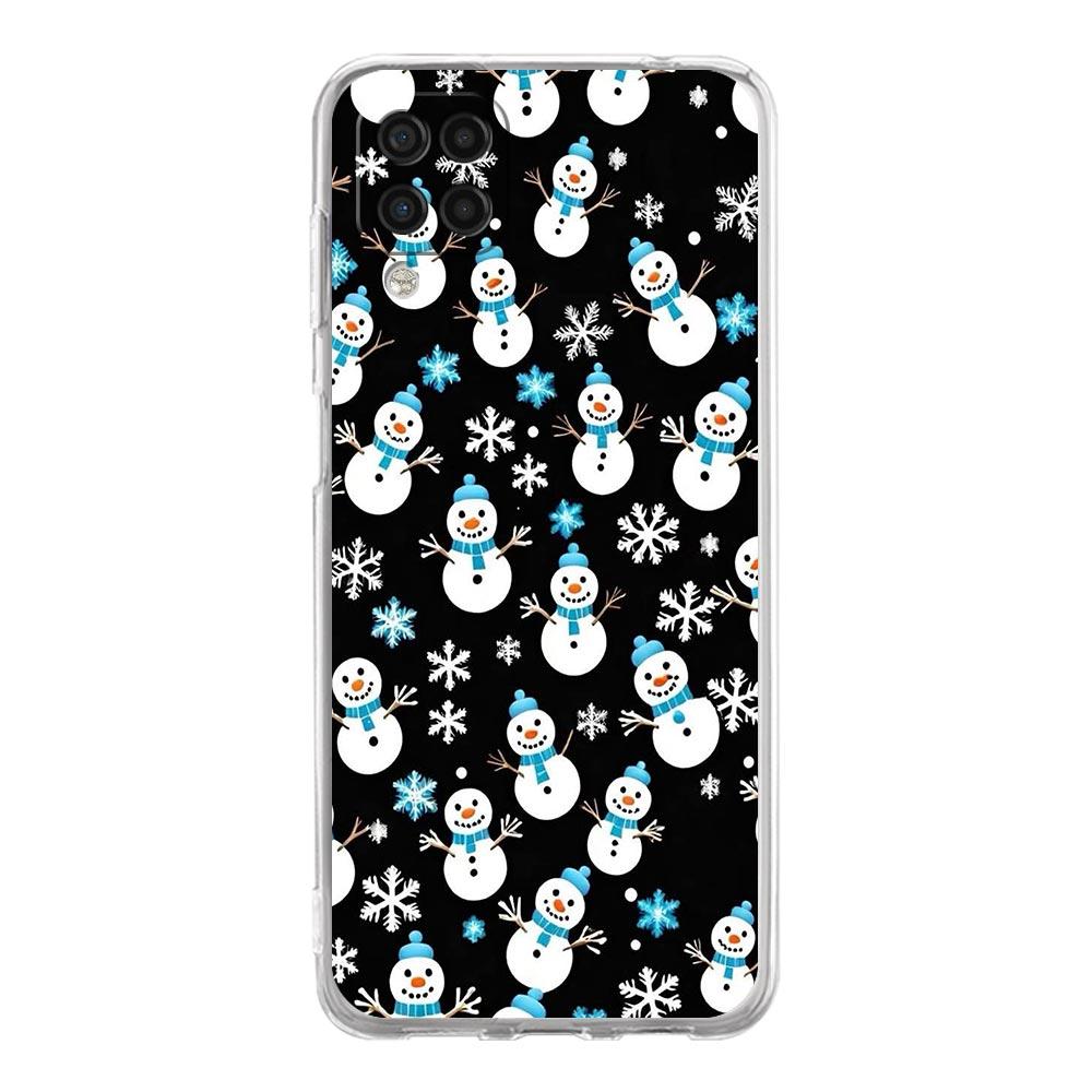 Phone Case For Samsung Galaxy A13 A33 A35 A55 A73 A53 A23 A51 A71 A21S A72 A31 A41 A05s A03S A15 A25 5G Cover Cartoon Christmas