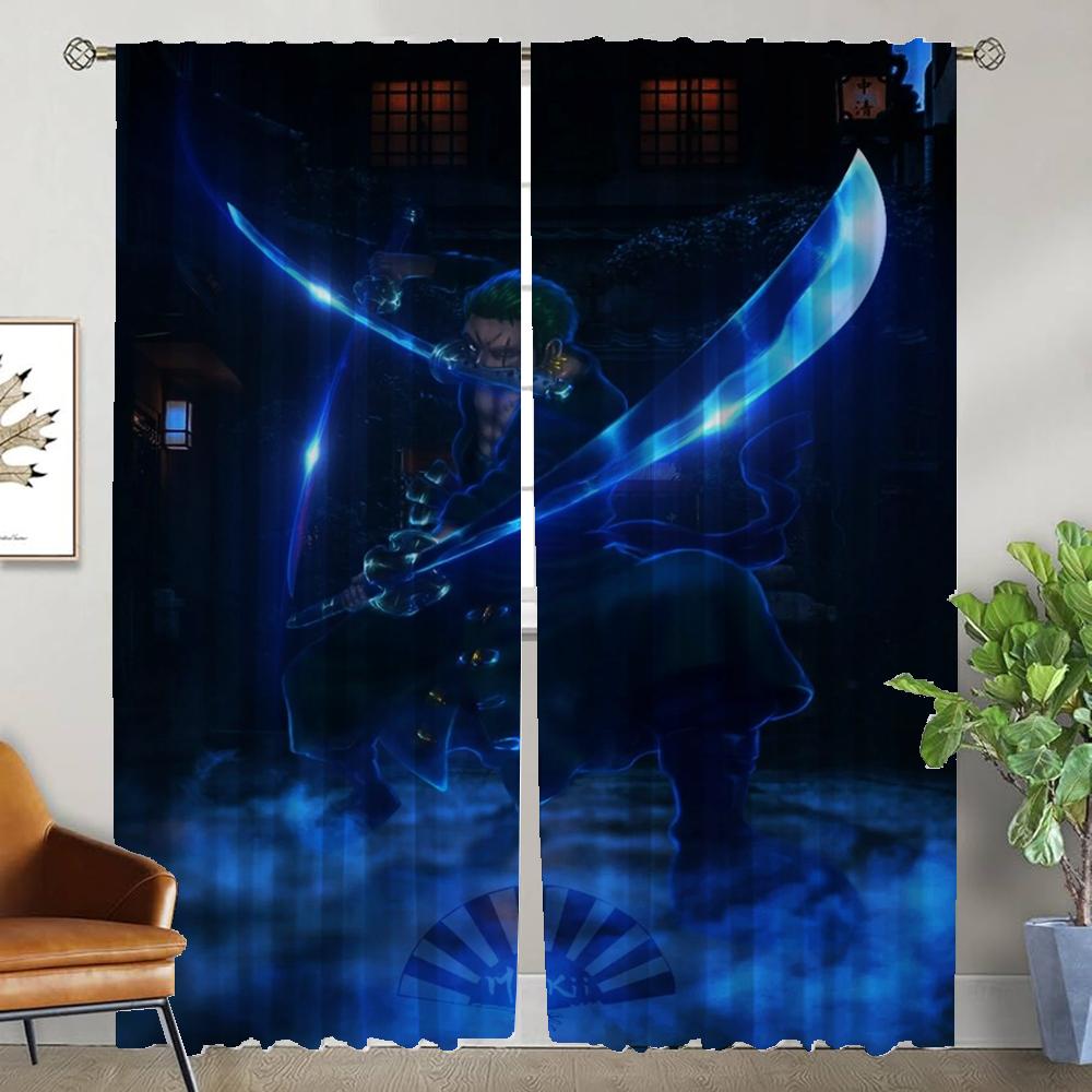 One-Pieces Blackout Curtains for Living Room Curtain Tulle for Bedroom Shades Halloween Decoration Home Interior Curtains Camera