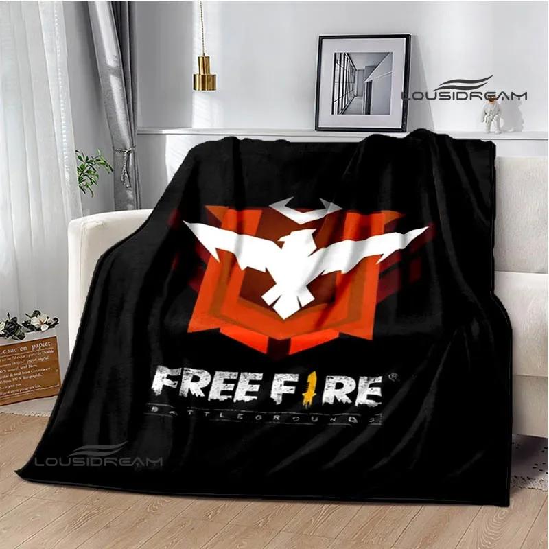 3D Games Free Fire Printed Blankets Fashion Warm Blanket Soft And Comfortable Blanket Home Travel Blanket Birthday Gift