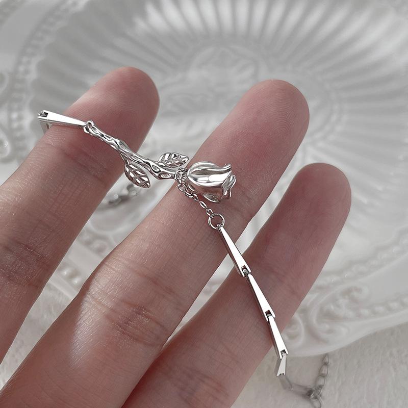 Thorns Rose Couple Bracelet, A Pair Of Men And Women, A Simple Design Sense, Niche Style Fashion Bracelet, One Piece Is Sent On Behalf Of Others.