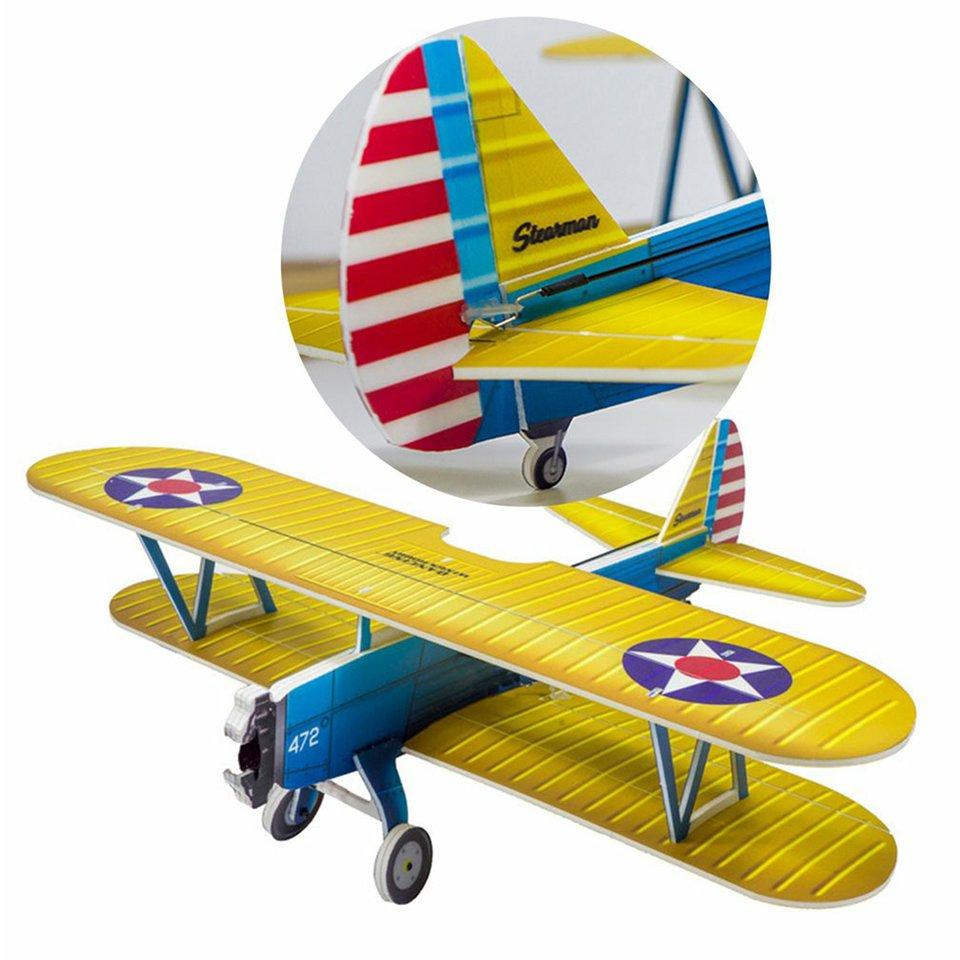 Buy Foam PP Board Micro Airplane 450mm Stearman PT17 Lightest Plane