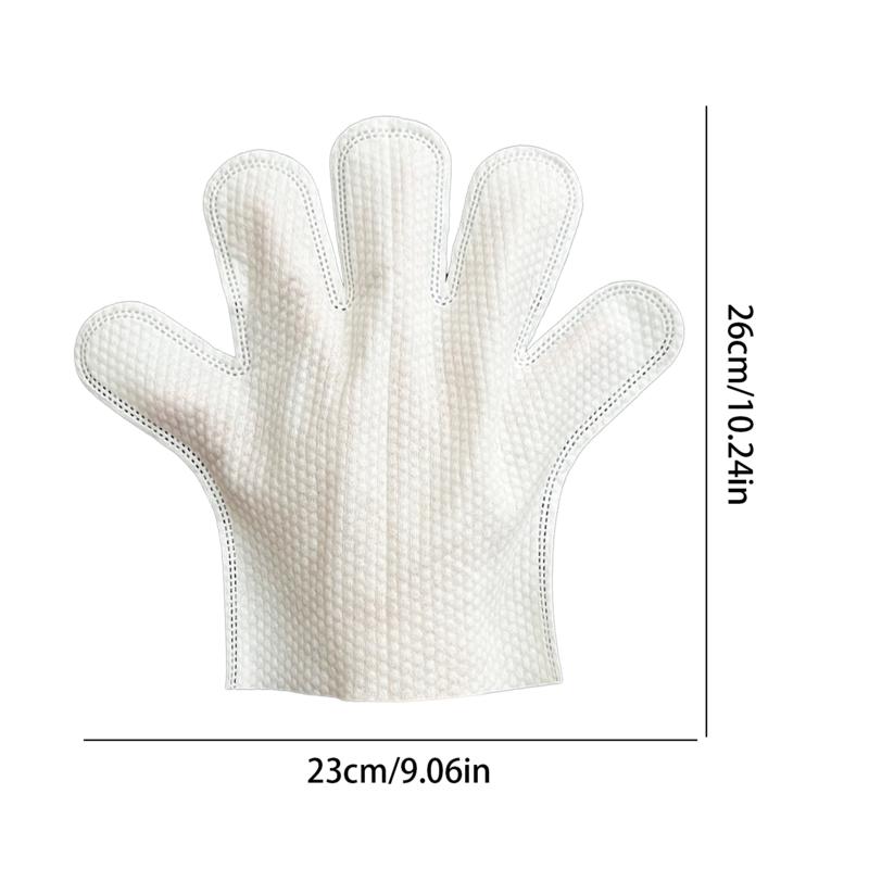 Reusable Gloves For Cleaning 20X Washable Reusable Dust Removal Wipes Non-Woven Fabric Wet & Dry Kitchen Mitten Multi-Purpose