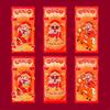 6pcs/set Traditional Spring Festival Red Envelope Chinese Style Lucky Money Packets  Lunar New Year