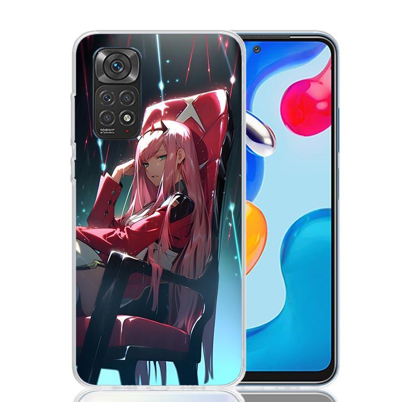 DARLING FRANXX Z-Zero Two Phone Case For Xiaomi Redmi Note 15 14 13 12S 12 Pro Plus 11S 11E 11 11T 10S 10 Art Soft Pattern Cover