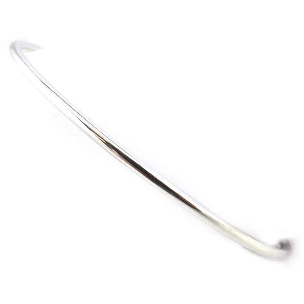 Les Trésors De Lily [M9949] - Open Silver Bracelet 'Sissi' Silver Purple (rhodium-plated) - 58 Mm 2 Mm