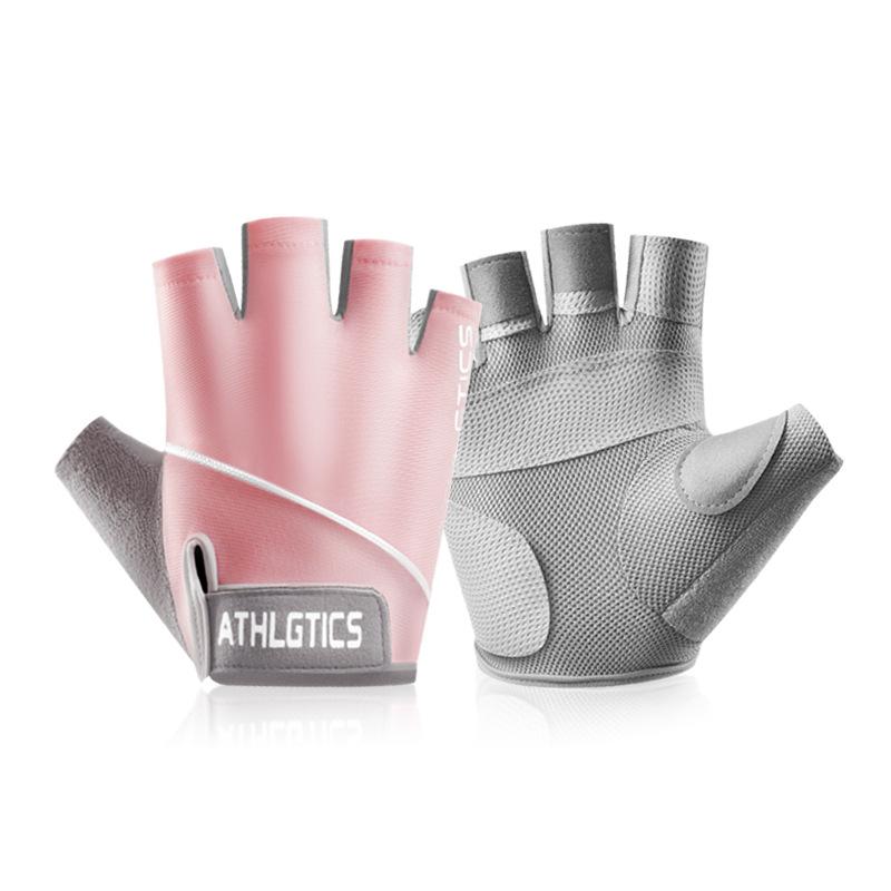 Wear Resistant Fitness Gloves Breathable Fingerless Gloves Cycling Half Finger Gloves Yoga Sports Mittens