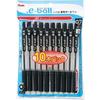 Pentel Oil-Based Ballpoint Pen Dot E XBK127A0 0.7 Black 10-Pack