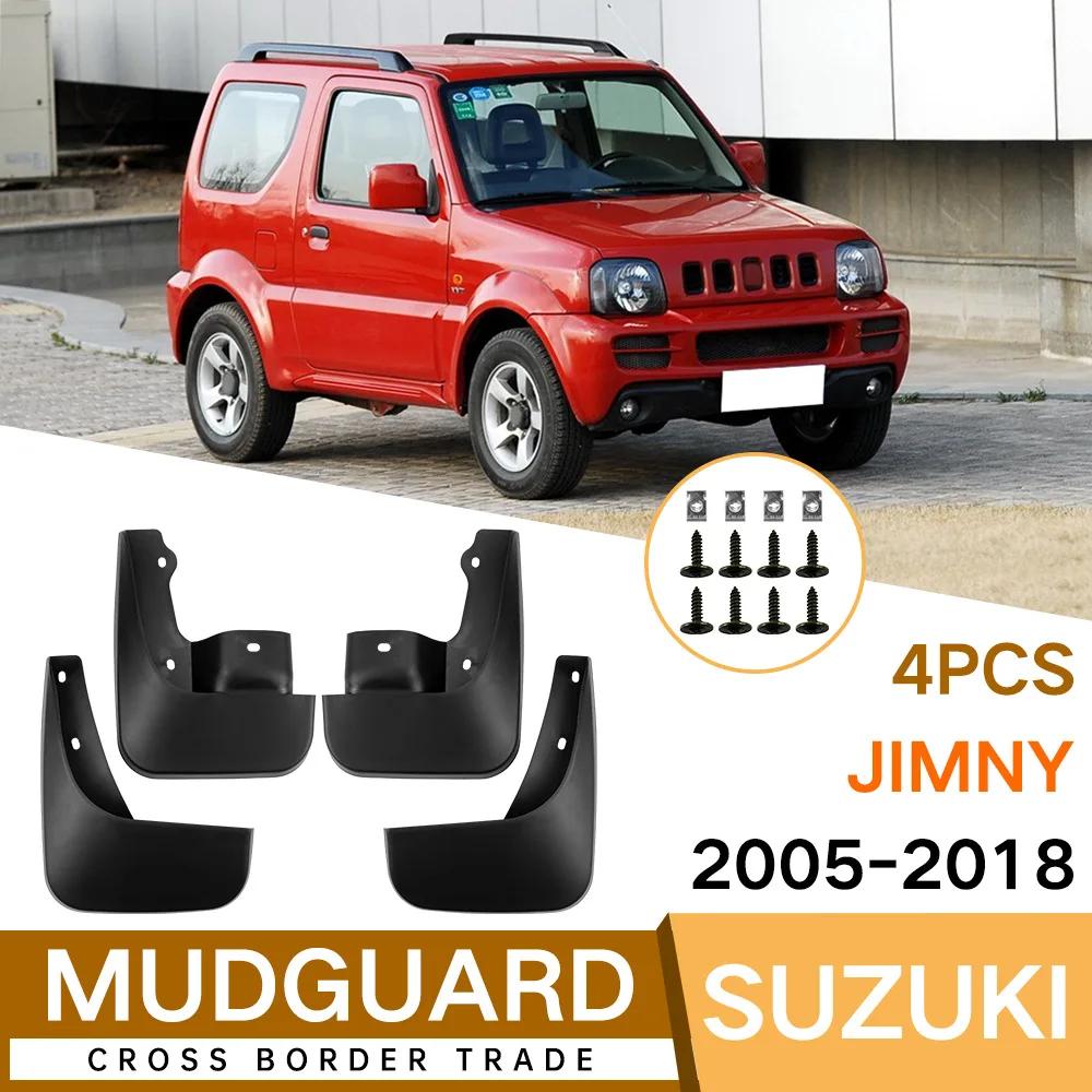 Voor Suzuki Jimny 2005-2018 Auto Band Spatlappen Duurzaam Spatbeschermers Geschikt voor Bescherming bij Elk Weer Eenvoudige Installatie