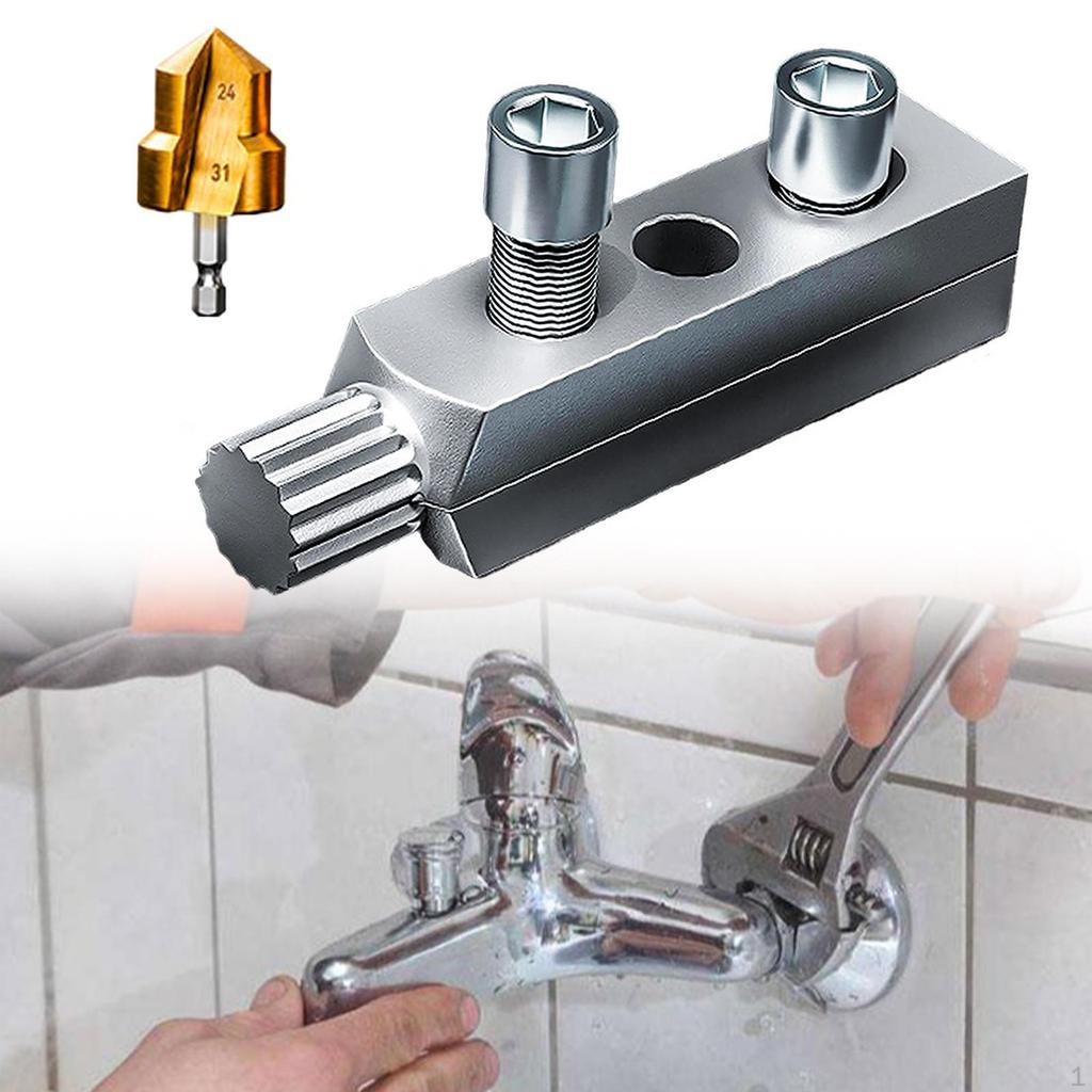 Faucet Angle Valve Broken Screw Extractor Damaged Water Pipe Removal Tool Efficient Professional