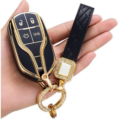 Fits Maserati Key Cases GT with Quattroporte from 2013, Ghibli, Levante from 2017 Keyless Smart Key Cases.