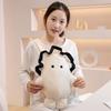 White Oyster Animals Oyster Bag Huggable Doll Oyster Shoulder Bag Plush Oyster Backpack  Students