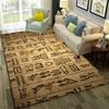 3D Egyptian Pharaoh Hieroglyphics Carpet Rug for Home Living Room Bedroom Sofa Doormat Decor,kids  Area Rug Non-slip Floor Mat